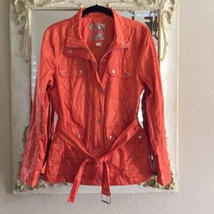 Michael Kors trench coat-style jacket. Size M